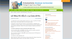 Desktop Screenshot of maximeletendre.org